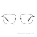 Square Unisex Titanium optische Brille Rahmen Brillen